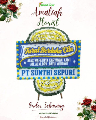 Papan Bunga Duka di Balai Riam