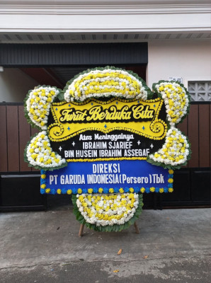 Papan Bunga Duka di Balai Riam