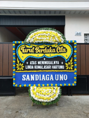 Papan Bunga Duka di Balai Riam